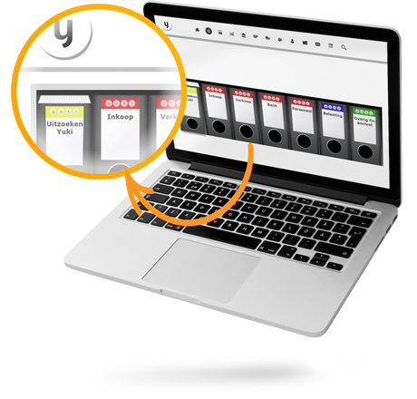Administratie op de laptop